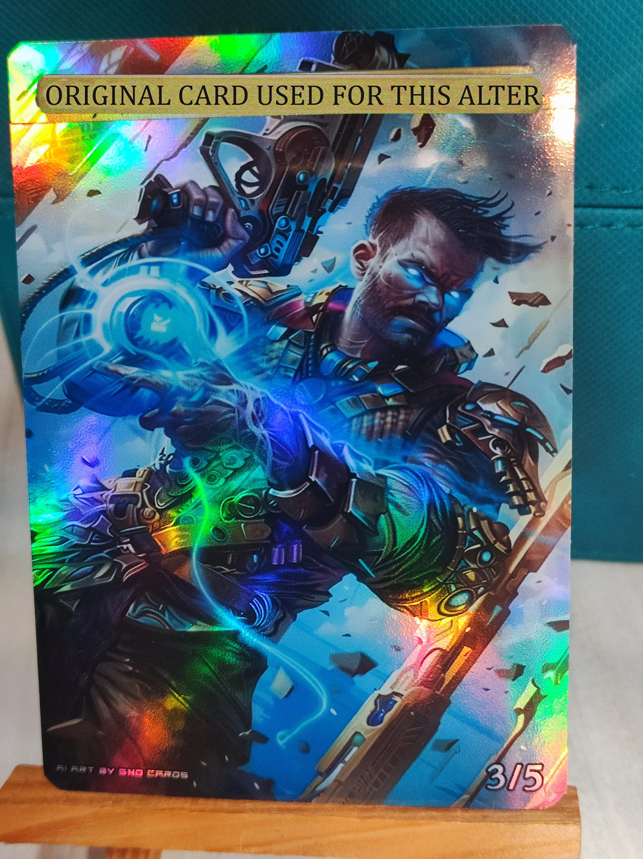 1x Foil Altered Art Satya, Aetherflux Genius - Etsy