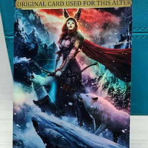 1x Foil Altered Art Winota, Joiner of Forces v2 (Non-Foil in Foil)