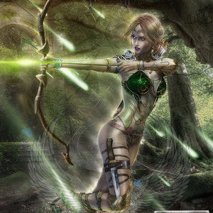 Personalização do token do Elfo Guerreiro #7 TCG alterada