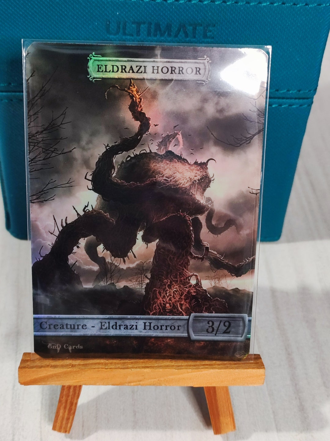 1x Eldrazi Horror 1 FOIL LAMINATED Custom Altered Token - Etsy