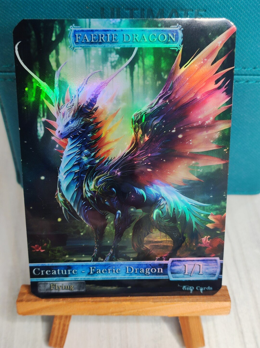 1x *foil* Faerie Dragon #2 Custom Altered Token - Etsy