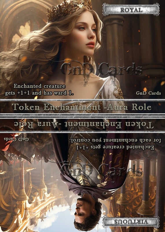 1x Marit Lage Token 3 FOIL LAMINATED Custom Altered 