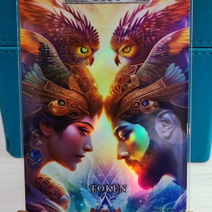 1x Copia n. 2 Nessun colore *LAMINATO CON FOGLIO* Arte AI Carte GnD personalizzate con token alterato