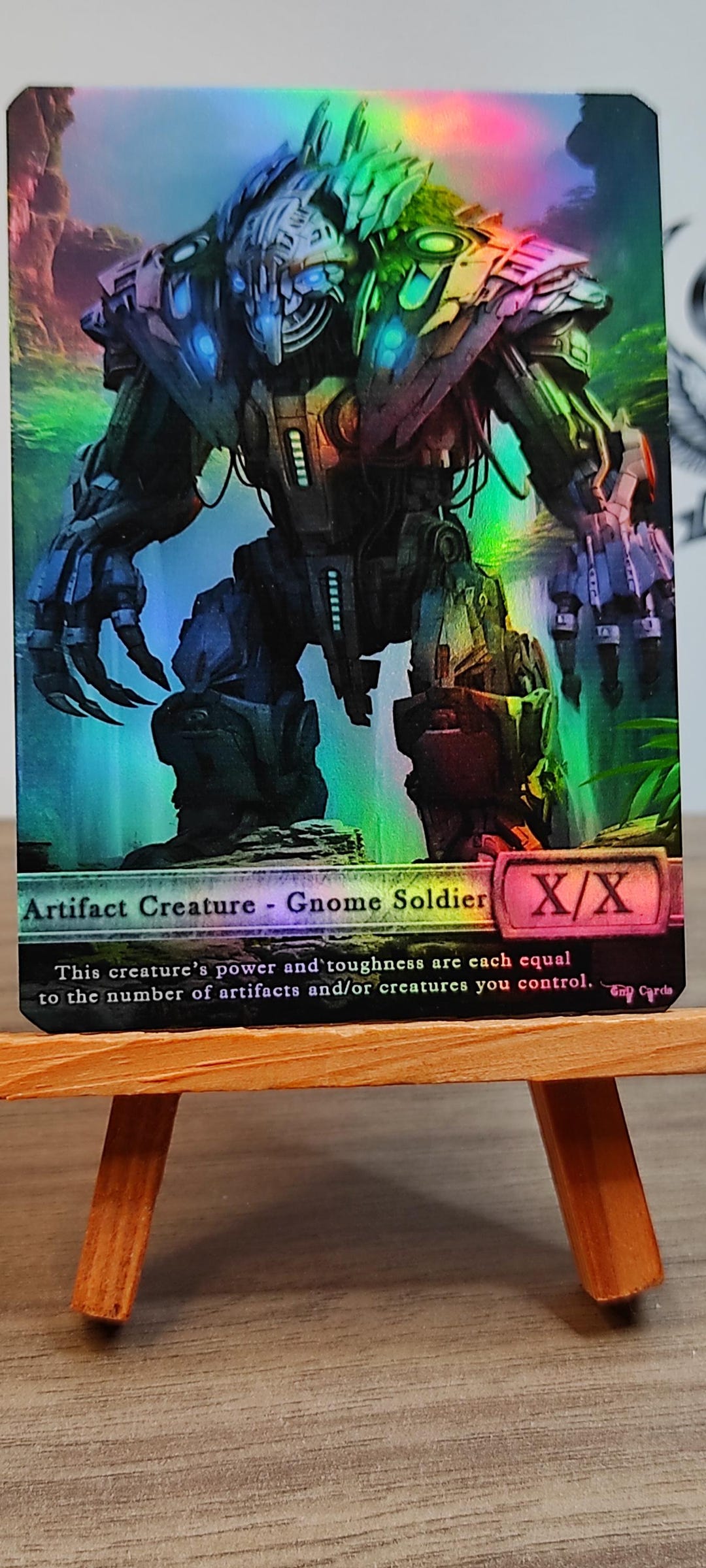 1x Gnome Soldier #2 *FOIL LAMINATED* Custom Altered Token - Etsy