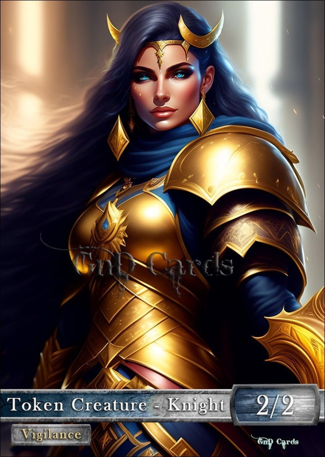 3x Knight 8 UW AI Art Custom Altered Tokens - Etsy