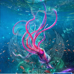 Squid TCG Token Custom Altered