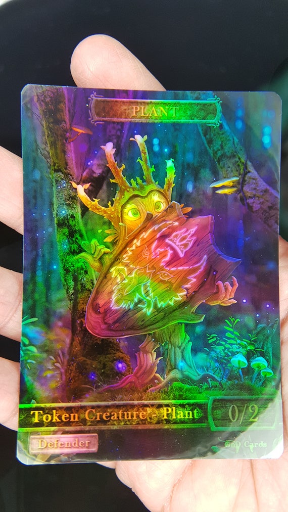 1x Plant #3 *FOIL LAMINATED* Custom Altered Token