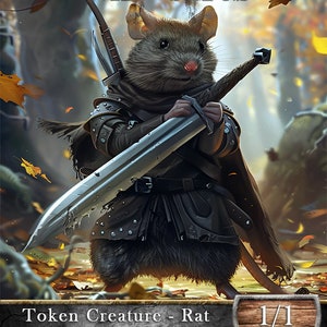 Rata #6 TCG Token personalizado alterado