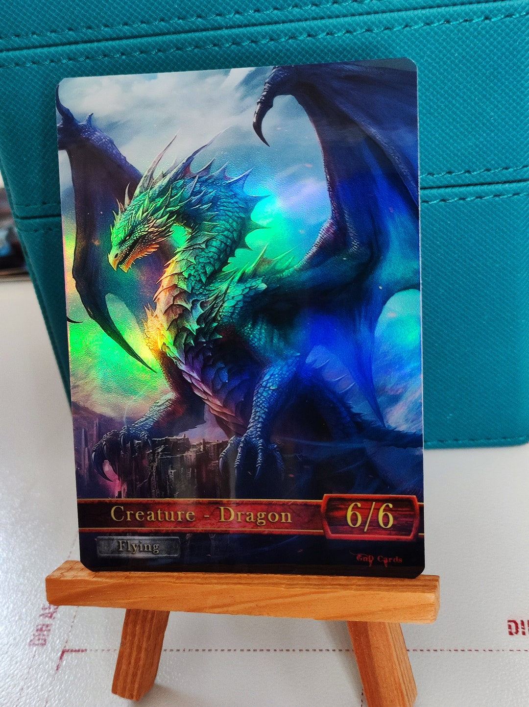 1x *foil* Dragon #14 Custom Altered Token - Etsy