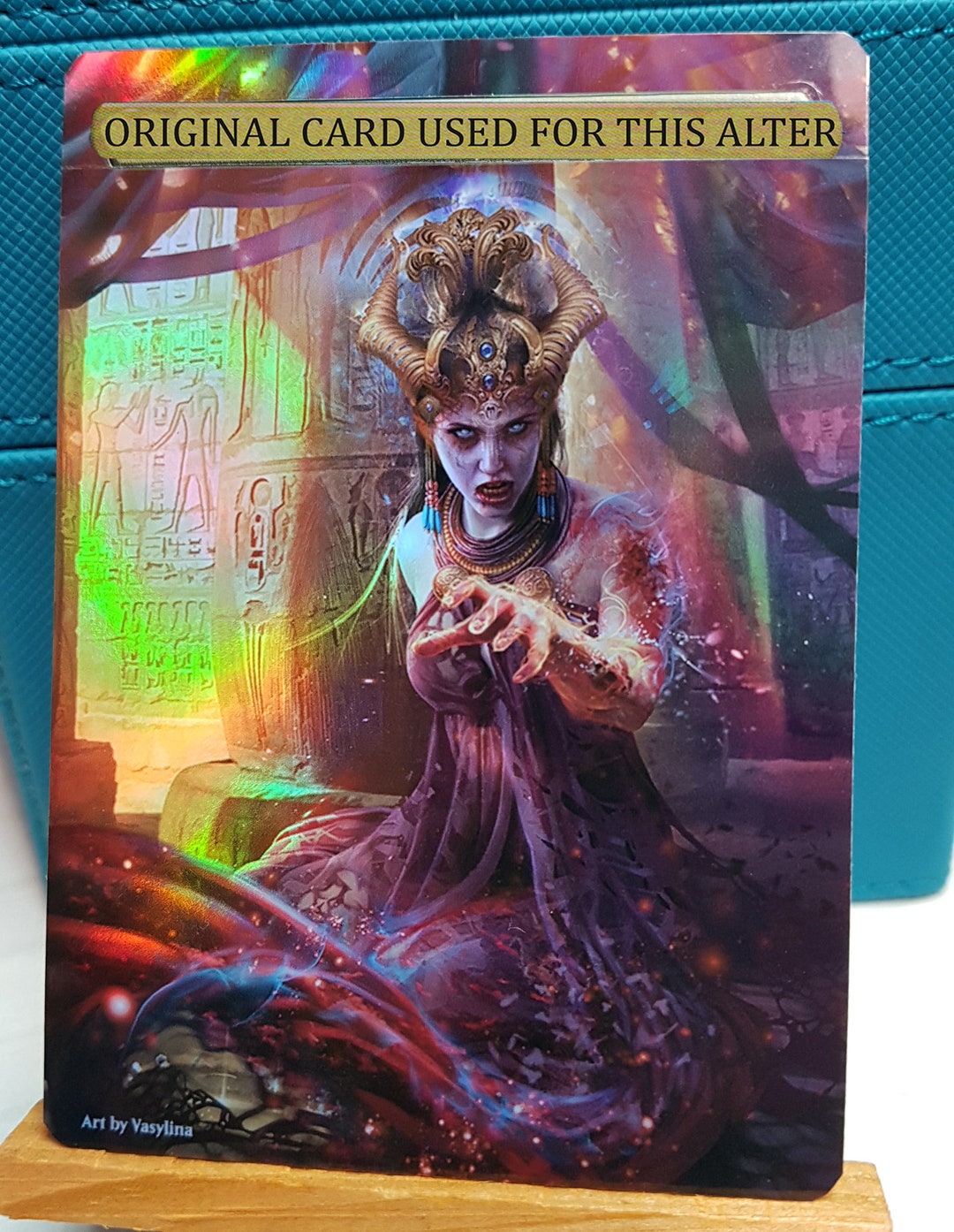 1x Foil Altered Art Varina, Lich Queen - Etsy