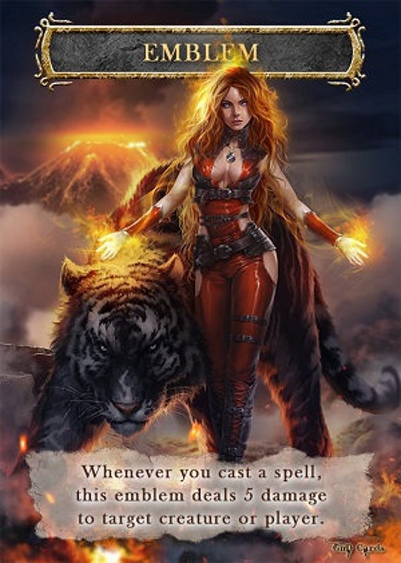 1x Chandra Torch of Defiance Emblem #3 Custom Altered - Etsy