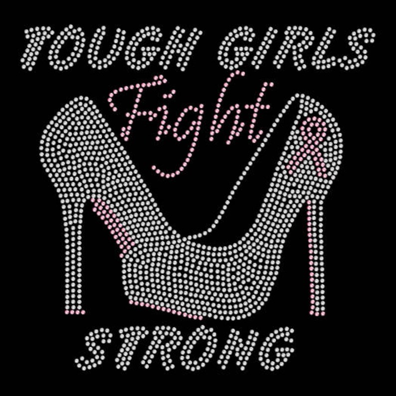 BIRTHDAY GIRL Rhinestone Iron on Transfer Hot Fix Bling DIY High Heel