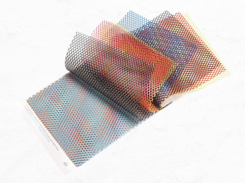 By Annie Mesh Fabric Color Sampler Sample Pack - Includes All 14 Colors ...