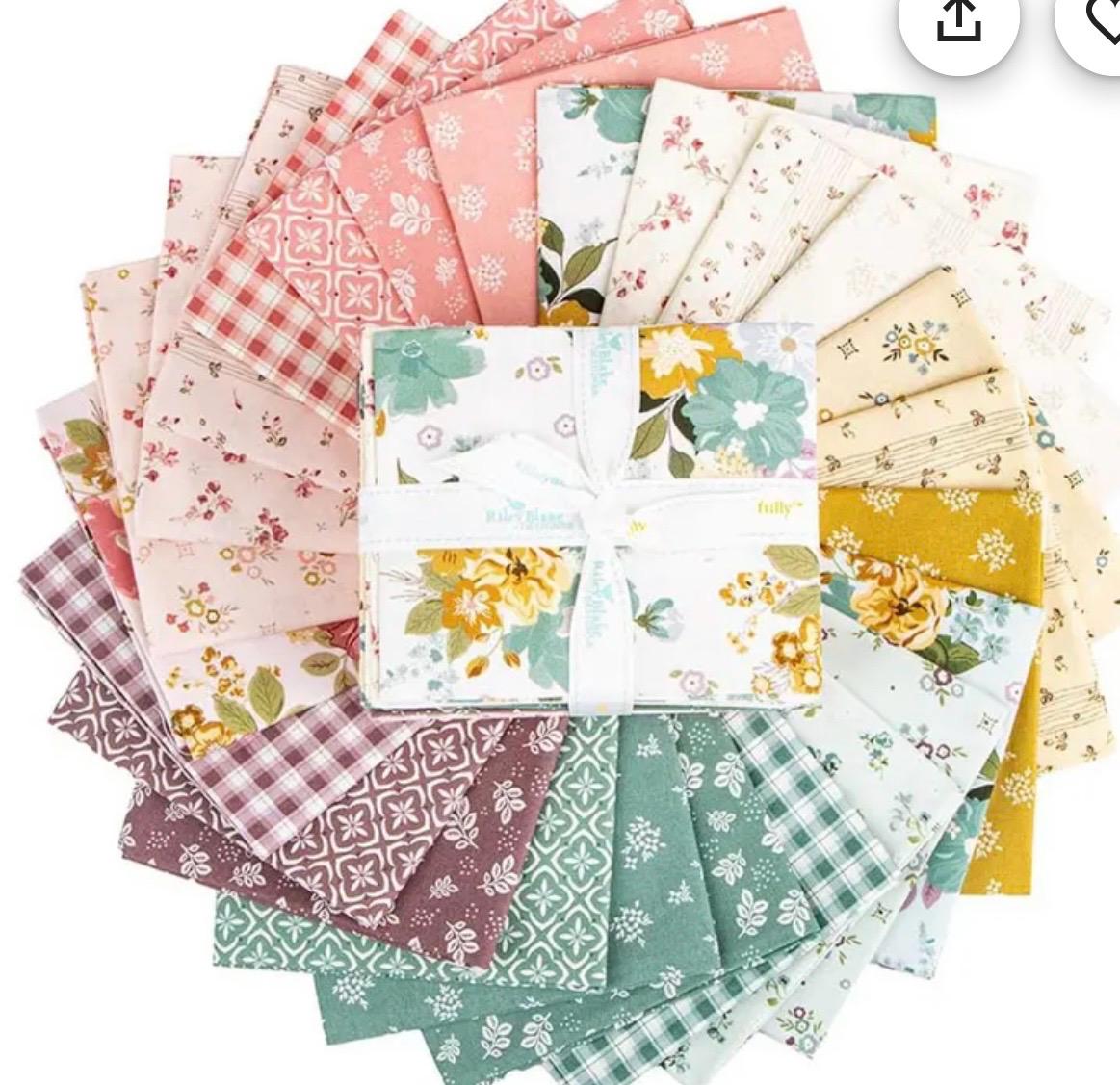 Renew 25pc Fat Quarter Bundle Riley Blake Designs by Sandy Gervais FQ ...
