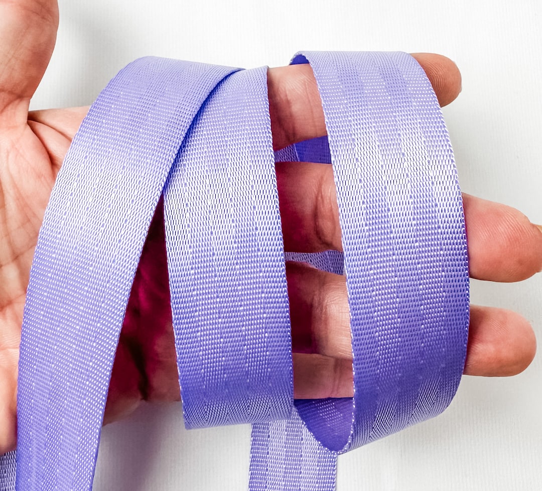 Pastel Purple 1" Webbing Strapping Backpack Strap Seatbelt by the Yard ...
