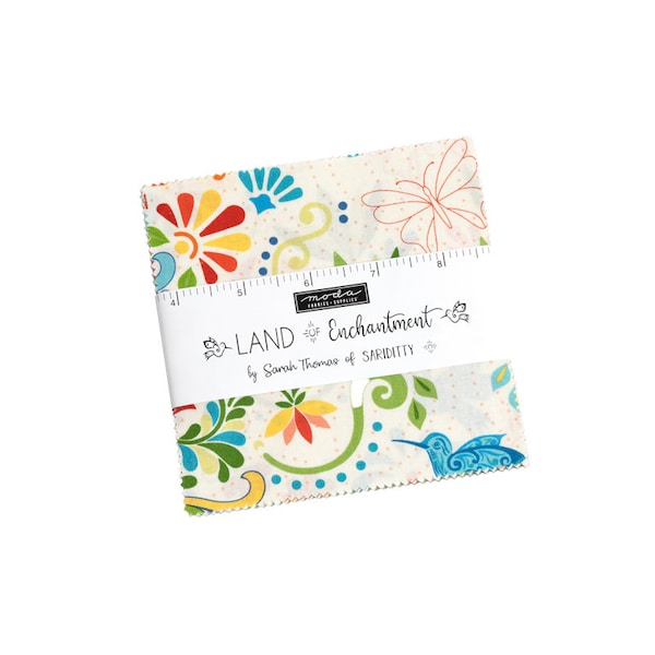 Land of Enchantment Charm Pack 45030PP Moda Fabric Sariditty 100% Cotton Quilt Quilting 5" Square 45030PP Sewing Project FB02