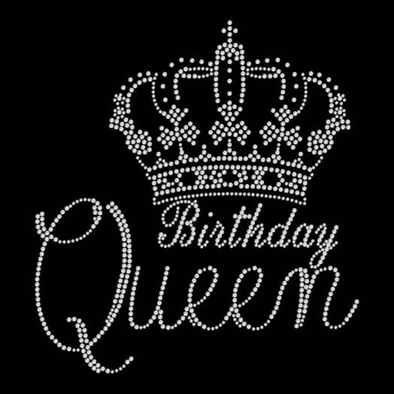 Birthday Queen Crown Tiara Princess Rhinestone Iron On Etsy Birthday Queen Crown Tiara Princess Rhinestone Iron On Etsy