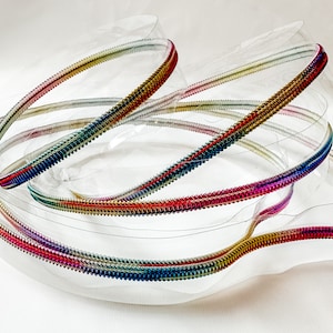 Transparent Clear Vinyl with Rainbow Coil 5 Zipper Tape by the Yard Nylon Coil Bag Making Supplies Sewing Hardware image 4