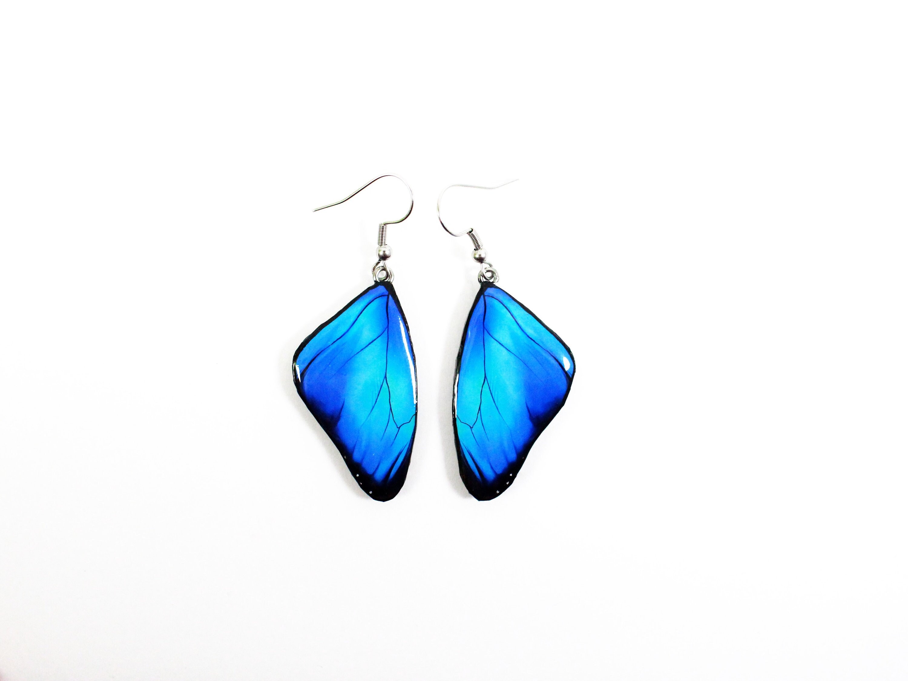 Orecchini A Farfalla Blu Morpho In Acrilico – Leggeri, Ipoallergenici, Regalo Perfetto Per Donne E Ragazze