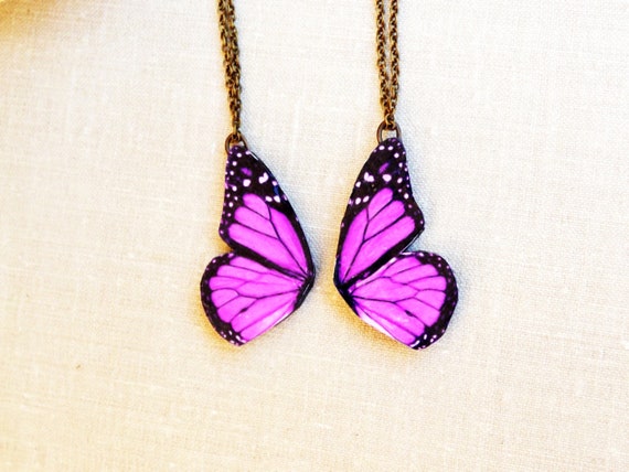 butterfly friendship necklace