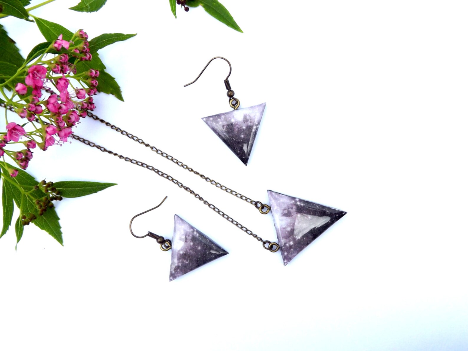 Jewelry Set Necklace Earrings Galaxy Set Galaxy Jewelry Etsy