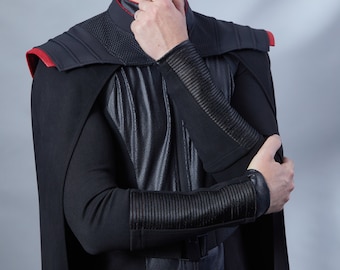 Inquisitor arm bracers, unisex cosplay accessories black arm guards - BR-INs