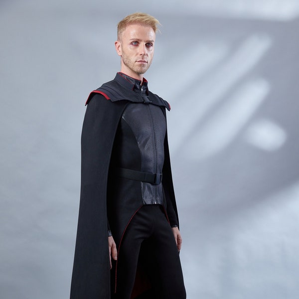 Tenue de cosplay d'inquisiteur Star wars, frac, cape et brassards - ENSEMBLE IN + INC