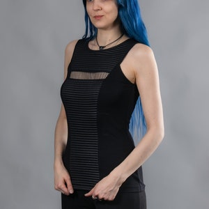 Black cyberpunk top - RA2 Q2 women