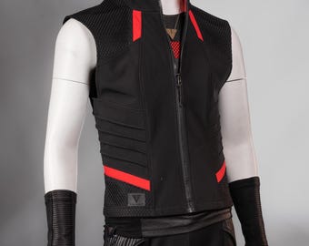 Techwear Cyberpunk vest tactical clothing cosplay layering - VD men