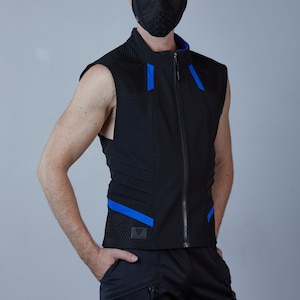 Code Black Vest (black Men Clothing-alternative Clothing