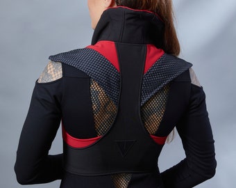 Statement vest, villain futuristic clothing Cyberpunk - OD women