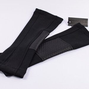 Black cyberpunk arm warmers, techwear gloves, cyberpunk clothing H-ARW-Q6 image 4