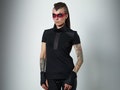 Alternative style black shirt - K-4 women Q6 product logo