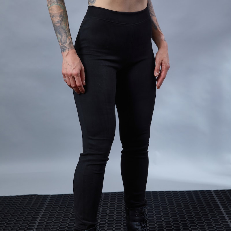 Cutout SHORTS Faux Leather main image 1