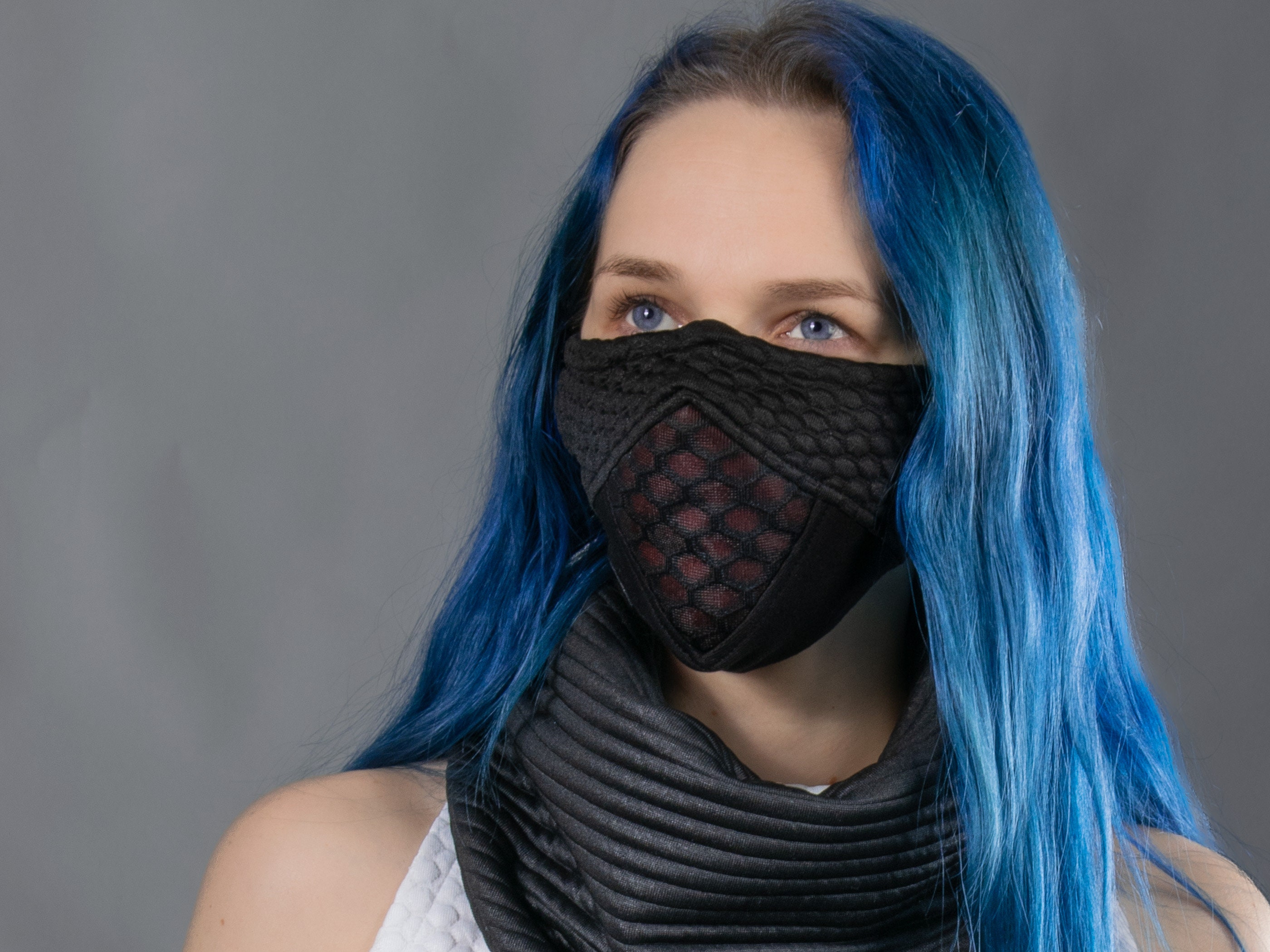 Cyberpunk Mask Techwear Mask Design by Gins MK.22 