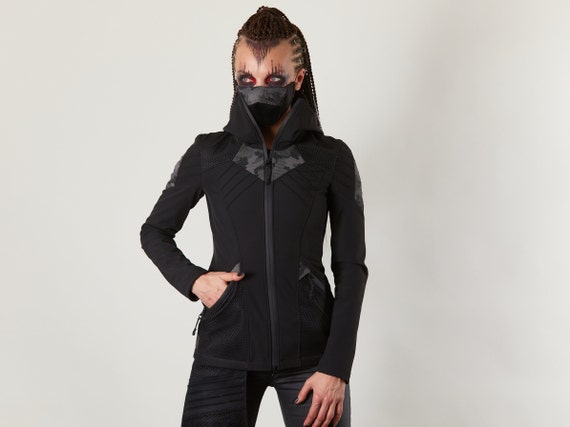 Sci Fi Techwear Jacket, Cyberpunk Clothing - SIX Women - Etsy