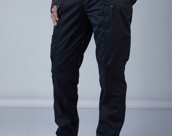 Cyberpunk cargo pants, techwear trousers with many pockets - PA-C men