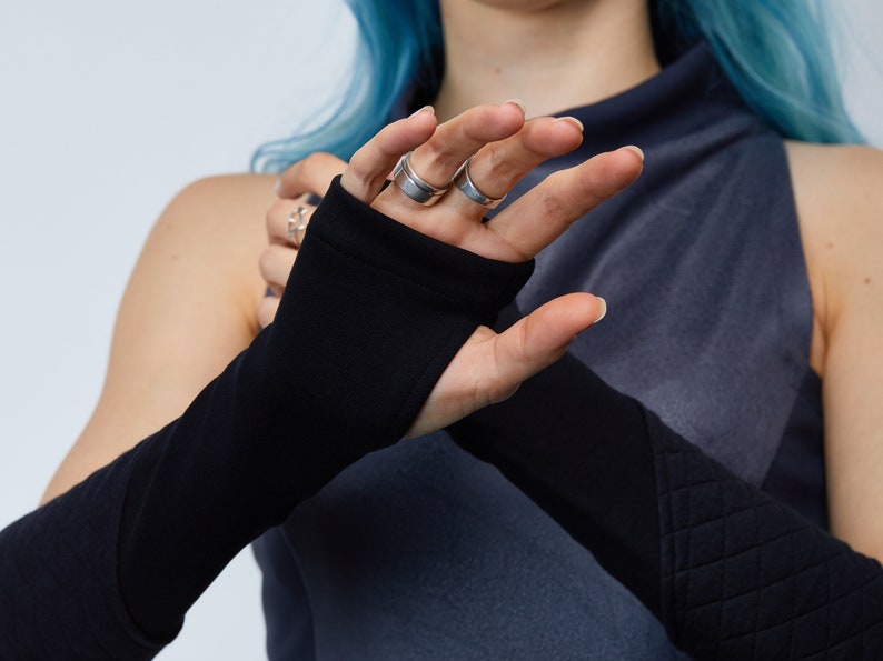 Arm warmers for men and women, fingerless gloves Z-ARW ro image 2