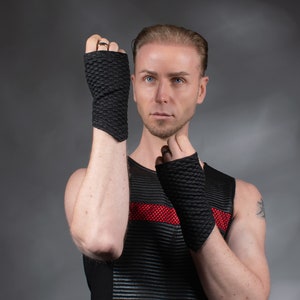 LARP arm warmers fingerless gloves -  4-WRW Q10