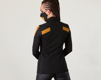 Techwear streetstyle jacket, cyberpunk clothing - PS4-M women