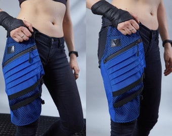 Waterproof thigh bag holster with magnetic buckles, techwear bag - HOL-L
