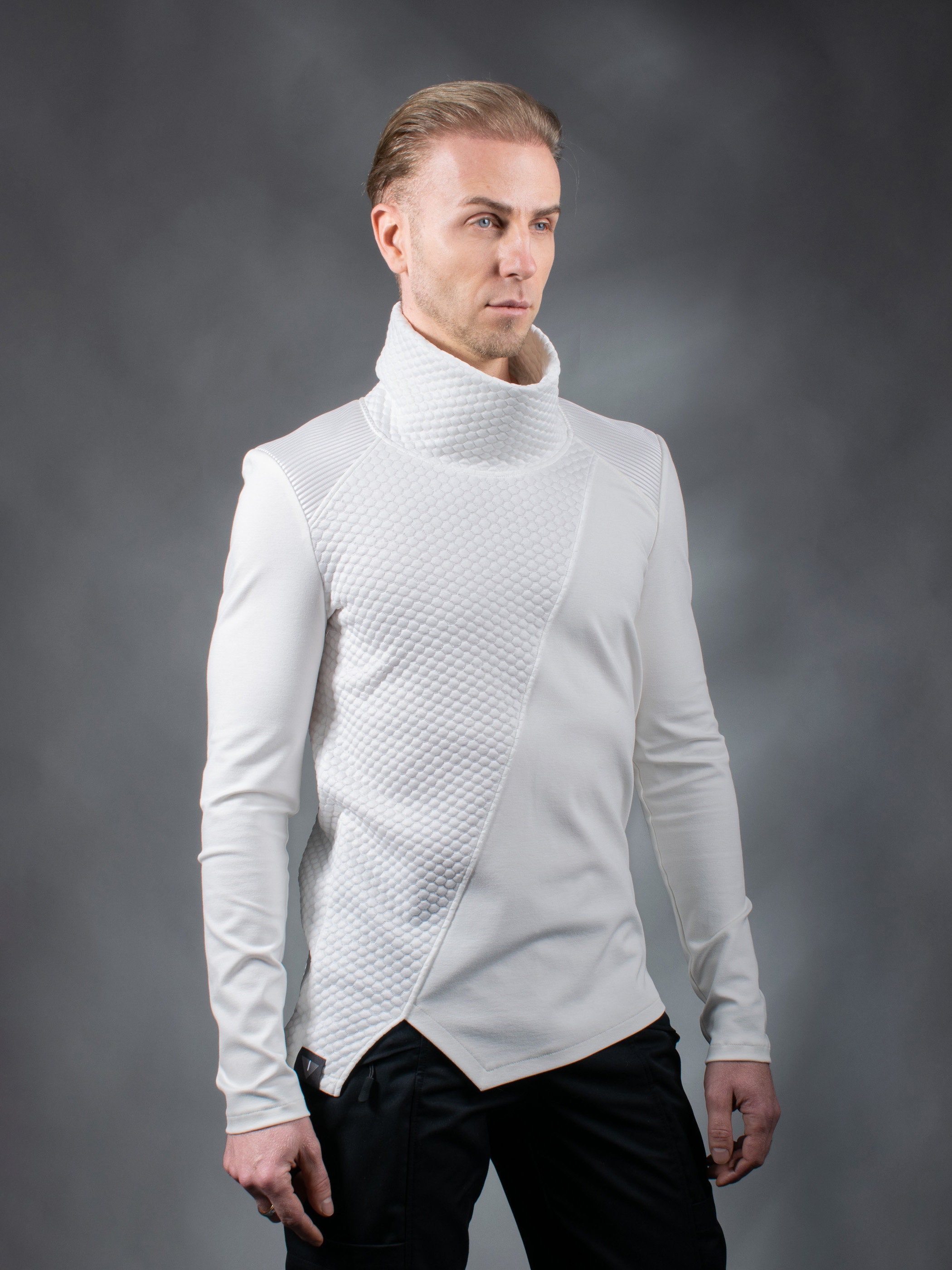 【DISCERNMENT】crew hand warmer turtleneck Blauer - 8109 - Turtleneck Dickey