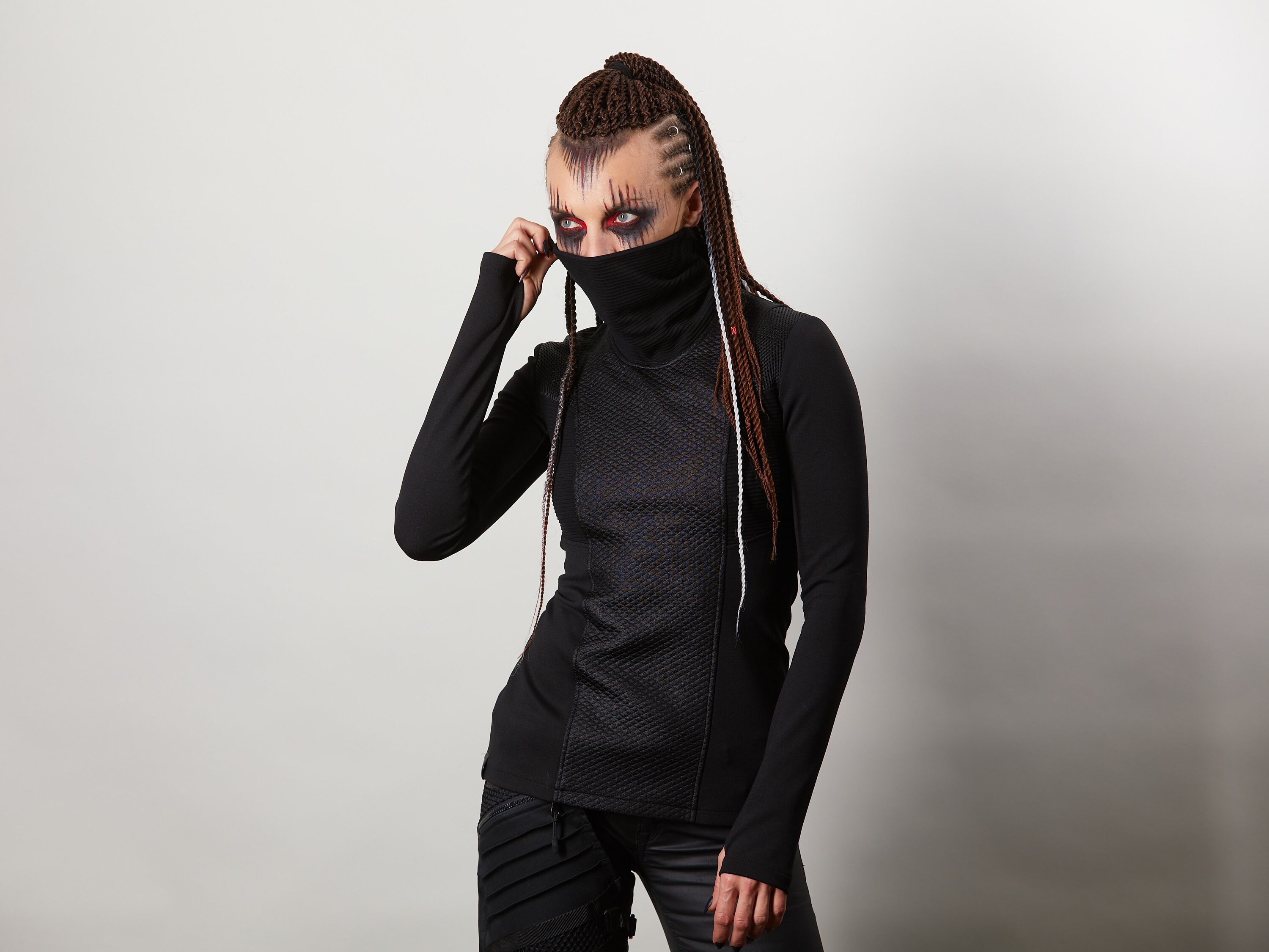 CC2 Q6 - Women cyberpunk sweater with 