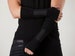 Cyberpunk fingerless elbow  gloves black arm warmers - H-ARW-Q6 