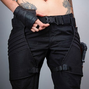 Thigh bag double leg harness bag, magnetic buckles - HOL2