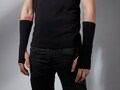 Black arm warmers, gloves without fingertips  - ARW product logo