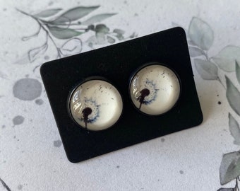 1 Paar Ohrstecker Motiv Cabochon 12mm