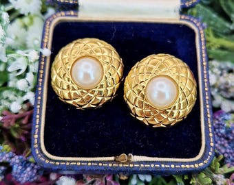 ピアス LOVE ME MONSTER Vintage Pearl Ribbon Earcuff Ring 러브미몬스터(LOVE ME MONSTER) Vintage Pearl Ribbon Earcuff