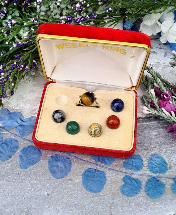 9ct gold gemstone best sale rings
