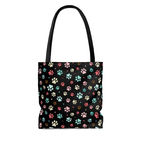 Somoyed Dog Pattern Print Leather Tote Bag main image 0